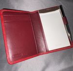 MINT Vintage Coach Madison Two-Tone Passport Set - COMPLETE w/ Branded Pen