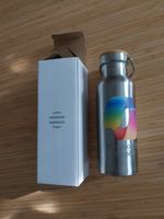 MICROSOFT PROMO Metal Water Bottle Flask. 365 Copilot. Boxed