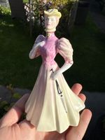 Coalport Jacqueline Bone China Figurine 1986 Edwardian Lady Parasol Lavender