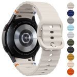For Samsung Galaxy Watch 7/6/5/4/FE 40/44/47mm Sport Silicone Watch Band Strap