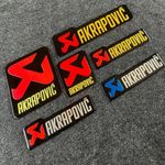 Akrapovic Motorbike Motorcycle Exhaust 3D Heat Resistant Aluminium Decal Sticker