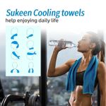 Instant Cooling Towel Ice Towel Neck Wrap Stay Cool For Sports Gym Jogging