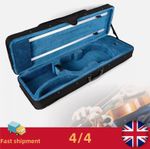 4/4 Violin Storage Case Box Gig Bag Violin Fiddle Accessory with Strap Portable