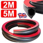 2m/5m Garage Door Bottom Weather Stripping Rubber Seal Strip Replacement UK