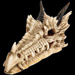 Dragon Skull Incense Stick Burner Holder Ash Catcher Draco Gothic Ornament Home