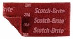 3M Scotch-Brite PRO Hand Pads, Very & Ultra Fine grade 115x230mm Red Pad