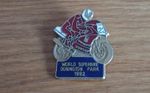 Vintage World Superbike Donington Park 1992 Enamel Lapel Badge Motorcycle Racing
