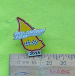 2014 Mid Antrim 150 Motorcycle Club bike badge pin lapel Ireland
