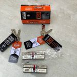 Ultion ALPS Plus 6-Pin Profile Cylinder AB Keyway Satin Chrome 2 Pack 6 Keys.
