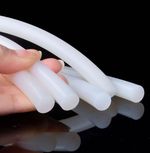 Silicone Rubber Solid Sealing Strip Gasket Round Bar Ø1-25mm Waterproof Non-slip