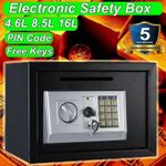 UK Electronic Password Security Safe Money Cash Deposit Box Office Home Safety 