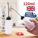 120ML Sewing Machine Oil Bottle Iron Spout With Cap Plastic Long Nozzle Storage