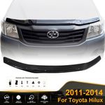 For Toyota Hilux 2011-2014 Front Bumper Bonnet Guard Protector Bug Bra Black 