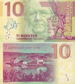 Gabris Fantasy Banknote Norway 10 Ti Minuter 2026 Henrik Johan Ibsen sign