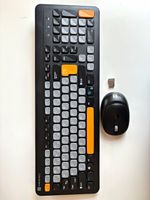 Portronics Key7 Combo Wireless Plug & Play Keyboard & Mouse QWERTY Black