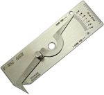 V-WAC Gage Single Welding Gauge Inspection Metric Stainless
