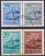 EBS Poland 1955 - Joseph Stalin Palace of Culture - Michel 930-933 - CTO