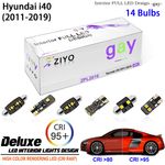 LED Light Bulbs Interior Light Kit White Dome Light for 2011-2019 Hyundai i40