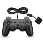 Wired Game Controller for PlayStation PS2 Console 2 Dual Vibration Joypad Pad