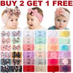 Baby Rabbit Headband Elastic Bowknot Hair Band Girls Bow-knot Newborn Bow Kids