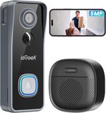 Wireless Smart Home Video Doorbell Camera, Indoor Chime WiFi Doorbell 2way Audio