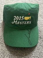 Jordan Spieth Hand Signed Green 2015 Masters Golf Hat / Cap with Photo Proof