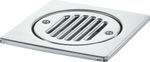 Mcalpine FGTOP6SS 150mm Square Polished Stainless Steel Tile Removable Grid
