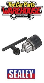 Sealey Drill Chuck 10mm 3/8" 24UNF ( 3/8 inch 24 unf 1-10 mm) with key