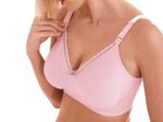 Royce Sophie Pink Silver Bra Nursing Breastfeeding Wirefree Drop cups Maternity