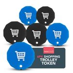 6-48 Trolley Coin Token Removable Supermarket £1 One Pound Shopping Cart Holder