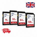 full size Ultra SD Memory Card 16GB 32GB 64GB 128GB SDHC Class 10 For Camera