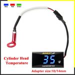 Norxi NMAX125 Motorcycle Cylinder Head Temperature Sensor Digital Gauge Humidity