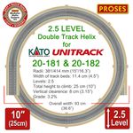 2.5 Level N Helix KATO 20-181 Double Track - Width: 93cm/36" Height: 25cm/10"