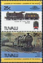 1924 LMS Fowler Class 4F 0-6-0 (Fowler) Train Stamps / LOCO 100