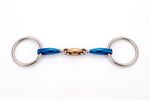 Loose Ring Sweet Iron Snaffle Bit Copper Lozenge Mouthpiece Affinity Four