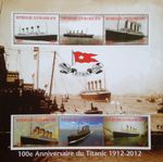 Titanic White Star Line 2012 MNH stamp sheet