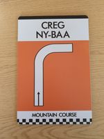 Isle of Man TT Souvenir Wall Sign / Plaque - Creg-Ny-Baa Marker design