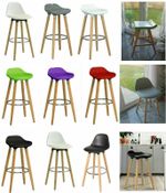 Breakfast Bar Stool Compact Kitchen Padded Stools High Chair Seat Home Barstool