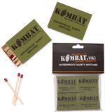 KombatUK Non-Toxic Waterproof Survival Camping Safety Matches - Pack of 4 Boxes