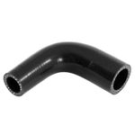 90 Degree Silicone Hose Elbow 35-32mm Black Reducer Rubber Coolant Rad Pipe