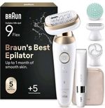 Braun Women's Silk-épil 9 Flex SkinSpa Epilator Flexible Head NO BOX EX DISPLAY 