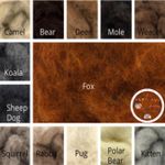 Heidifeathers®  Felting Wool - Single Colours - Carded Wool Slivers, Fast Feltin