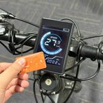 Electric Bike 24V/36V/48V X1 Colour LCD Display Control Panel Meter with NFC AUK