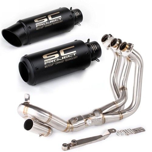 For Yamaha MT-09 FZ09 2014-2020 Exhaust System Front Link Pipe Tail Muffler