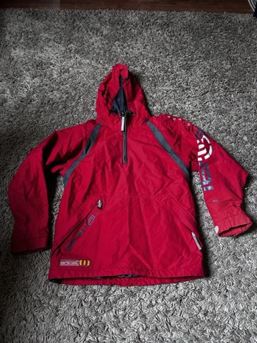 Vintage Animal Worldwide Freeride Red Ski Jacket Coat Youth Size M Great Con
