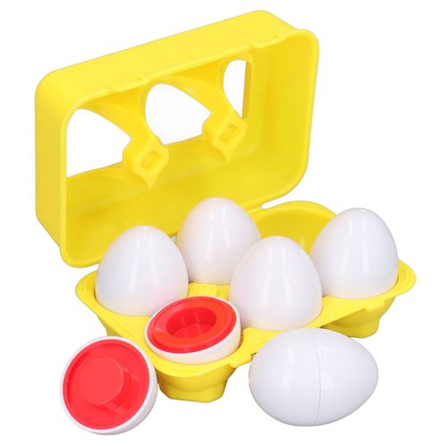 6x Egg Colour & Shape Sorter Kids Learning Educational Toy Sensory Baby Toys UK — image 4