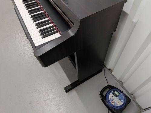 Roland HP103e digital piano and stool in dark rosewood finish stock number 26392 — image 12