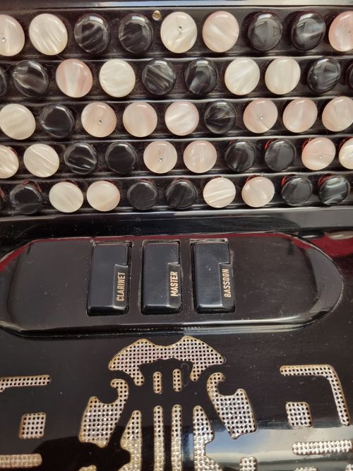 ITALIAN  CHROMATIC ACCORDION 96 BASS LIGHTWEIGHT — image 3