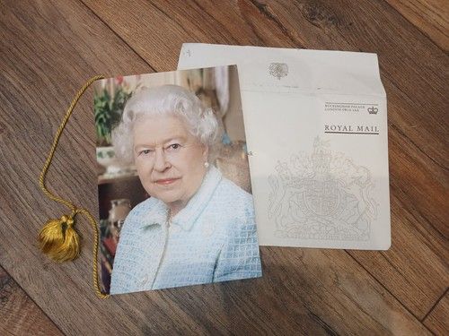 Queen Elizabeth II Diamond Wedding Anniversary Card 2011 Plus Envelope