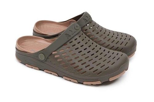 Fox Khaki Clogs / Bivvy Shoes - Carp Fishing